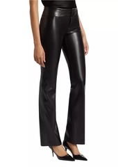 Alice + Olivia Olivia Vegan Leather Flared Pants