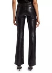 Alice + Olivia Olivia Vegan Leather Flared Pants