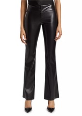 Alice + Olivia Olivia Vegan Leather Flared Pants