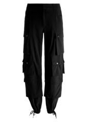 Alice + Olivia Olympia Mid-Rise Baggy Cargo Pants