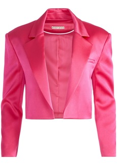 Alice + Olivia Shan boxy cropped blazer