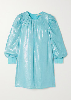 Alice + Olivia Pauletta Sequined Tulle Mini Dress