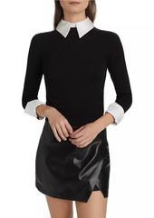 Alice + Olivia Porla Collared Sweater