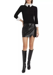 Alice + Olivia Porla Collared Sweater