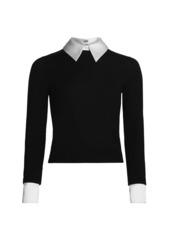 Alice + Olivia Porla Collared Sweater