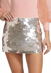 Alice + Olivia Rubi Sequined Miniskirt