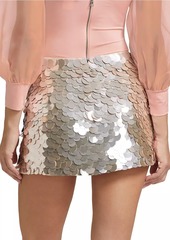 Alice + Olivia Rubi Sequined Miniskirt