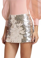 Alice + Olivia Rubi Sequined Miniskirt