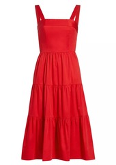 Alice + Olivia Saige Tiered Midi-Dress