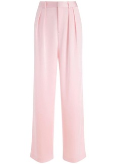 Alice + Olivia Pompey pleat-detail high-waist trousers