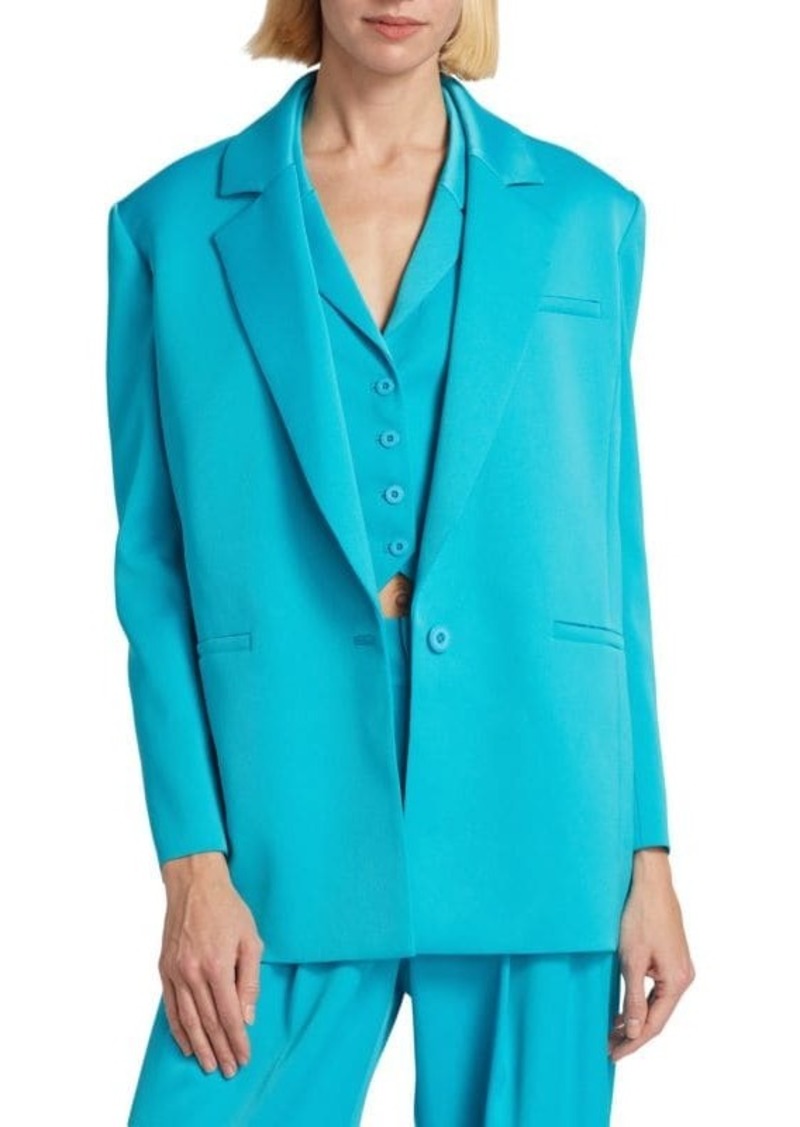 Alice + Olivia Shan Solid Oversized Blazer