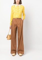 Alice + Olivia Tomasa wide-leg tailored trousers