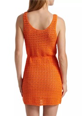 Alice + Olivia Tomoko Tie-Waist Minidress