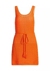 Alice + Olivia Tomoko Tie-Waist Minidress