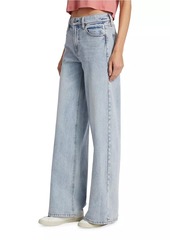 Alice + Olivia Trish Mid-Rise Stretch Baggy Jeans