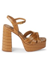 Alice + Olivia Veren Leather Platform Sandals