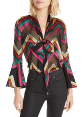Women's Alice + Olivia Meredith Bow Blouse