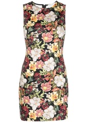 Alice + Olivia Wynell floral-print sleeveless minidress