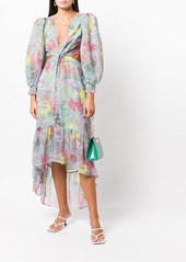 Alice + Olivia X Lola Schnable Katia maxi-dress