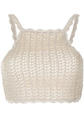 Alice McCall Flicker knitted crop top