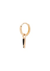 Alison Lou 14kt yellow gold exclamation huggie earring