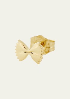 Alison Lou 14K Yellow Gold Bowtie Pasta Stud Earring  Single