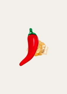 Alison Lou 14K Yellow Gold Chili Pepper Stud Earring  Single