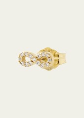 Alison Lou 14K Yellow Gold Diamond Infinity Stud Earring  Single