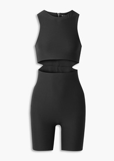 ALIX NYC - Jodie cutout stretch-jersey playsuit - Black - L