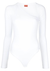 ALIX NYC Stratton asymmetric neck jersey bodysuit