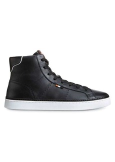 Allen-Edmonds Alpha High Top Leather Sneakers