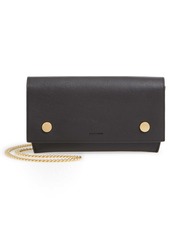 AllSaints Albert Leather Wallet on a Chain in Black at Nordstrom