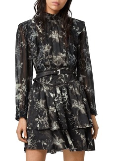 allsaints liza asa dress