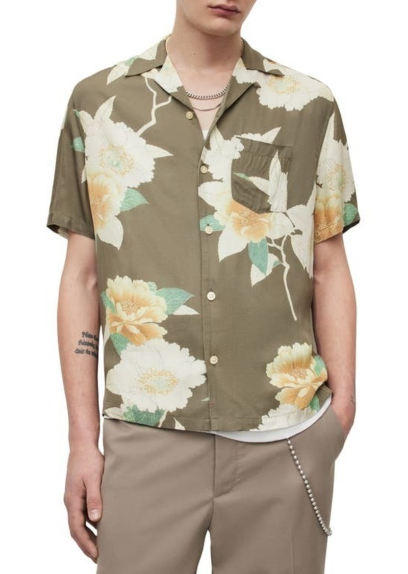 AllSaints Alamein Short Sleeve Button-Up Shirt