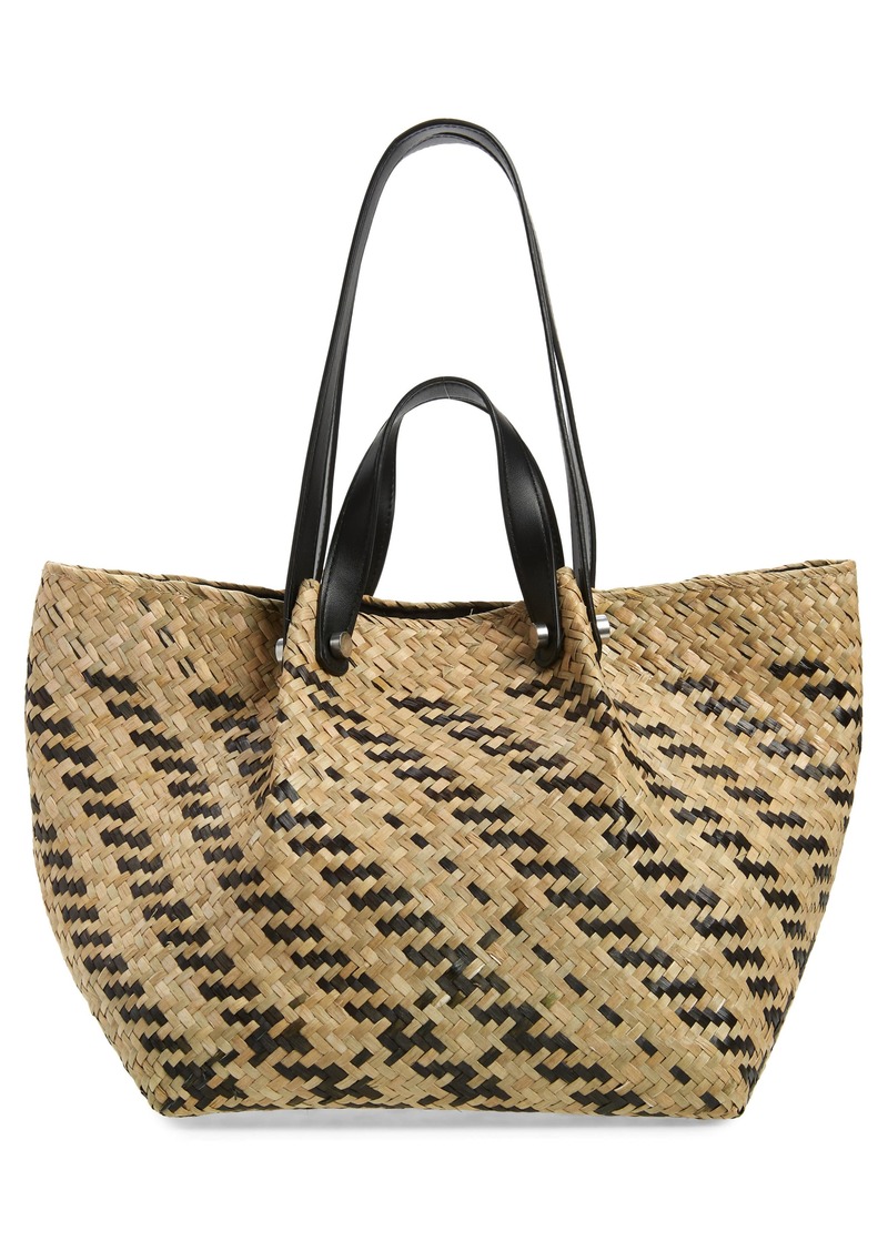 All saints straw discount tote