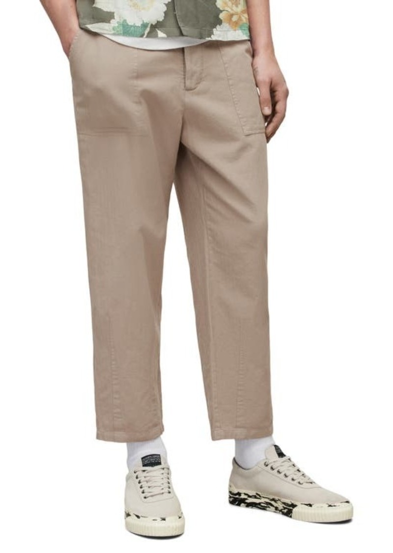 AllSaints Archer Cotton & Linen Trousers