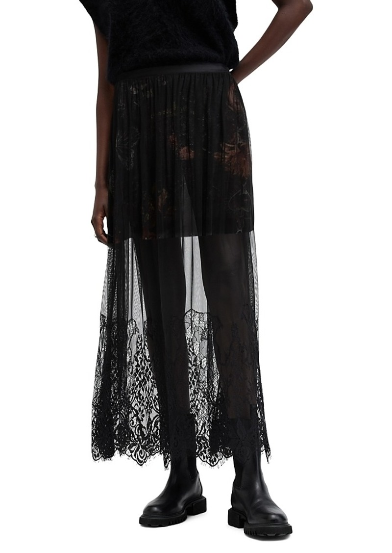 Allsaints Ariella Lace Skirt