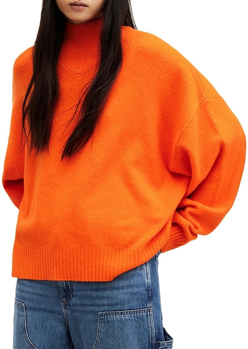 Allsaints Asha Mock Neck Sweater