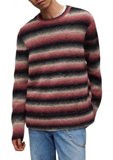 AllSaints Aurora Stripe Wool & Mohair Blend Sweater