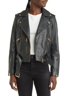 AllSaints Balfern Leather Moto Jacket