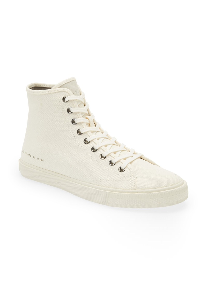 AllSaints Bryce High Top Sneaker in Off White at Nordstrom Rack