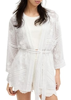 AllSaints Carina Embroidered Wrap