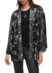 AllSaints Casi Viola Silk Blend Jacket