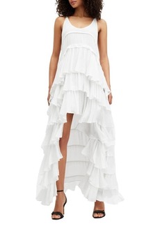 AllSaints Cavarly Tiered High-Low Dress