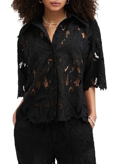 Allsaints Charlie Embroidered Shirt
