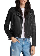 ALLSAINTS Conroy Quilted Leather Biker Jacket