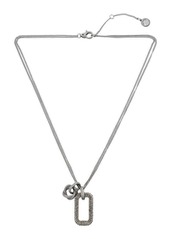 AllSaints Crystal Pavé Double Pendant Necklace