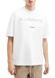 AllSaints Cutout Oversize Graphic T-Shirt