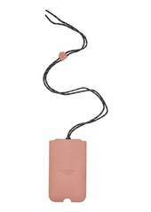 AllSaints Cybelle Leather Phone Holder on a Lanyard in Terracotta Pink at Nordstrom Rack