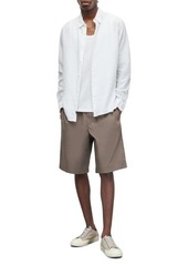 AllSaints Cypress Slub Linen Button-Up Shirt